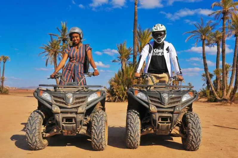 Marrakech : Excursion en quad dans le désert de Jbilet & l'oasis de la Palmeraie avec pause thé - Image 2